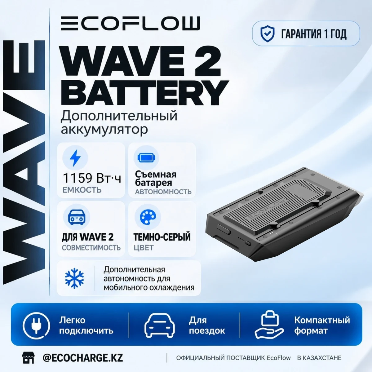 EcoFlow WAVE 2 Battery