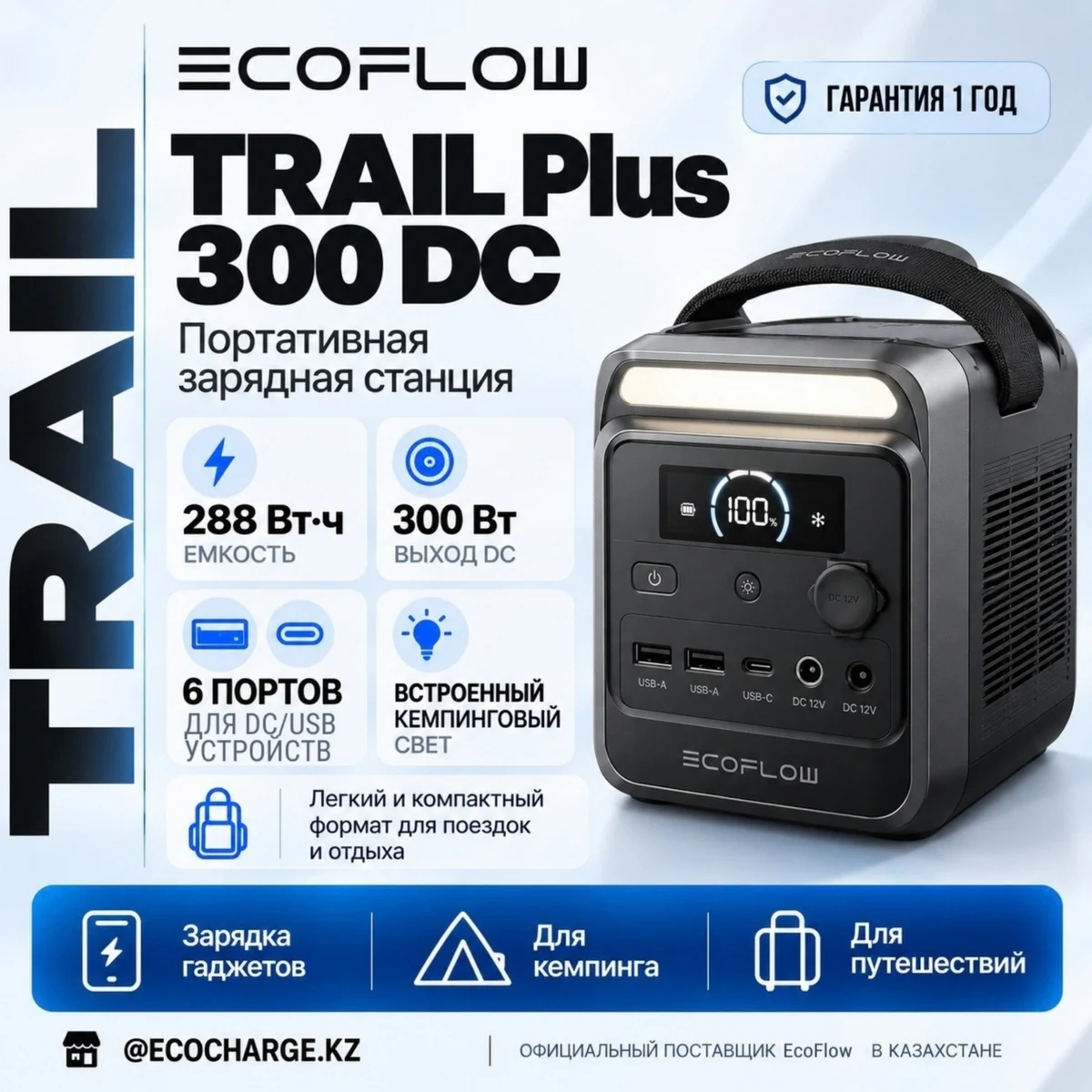 EcoFlow TRAIL Plus 300 DC